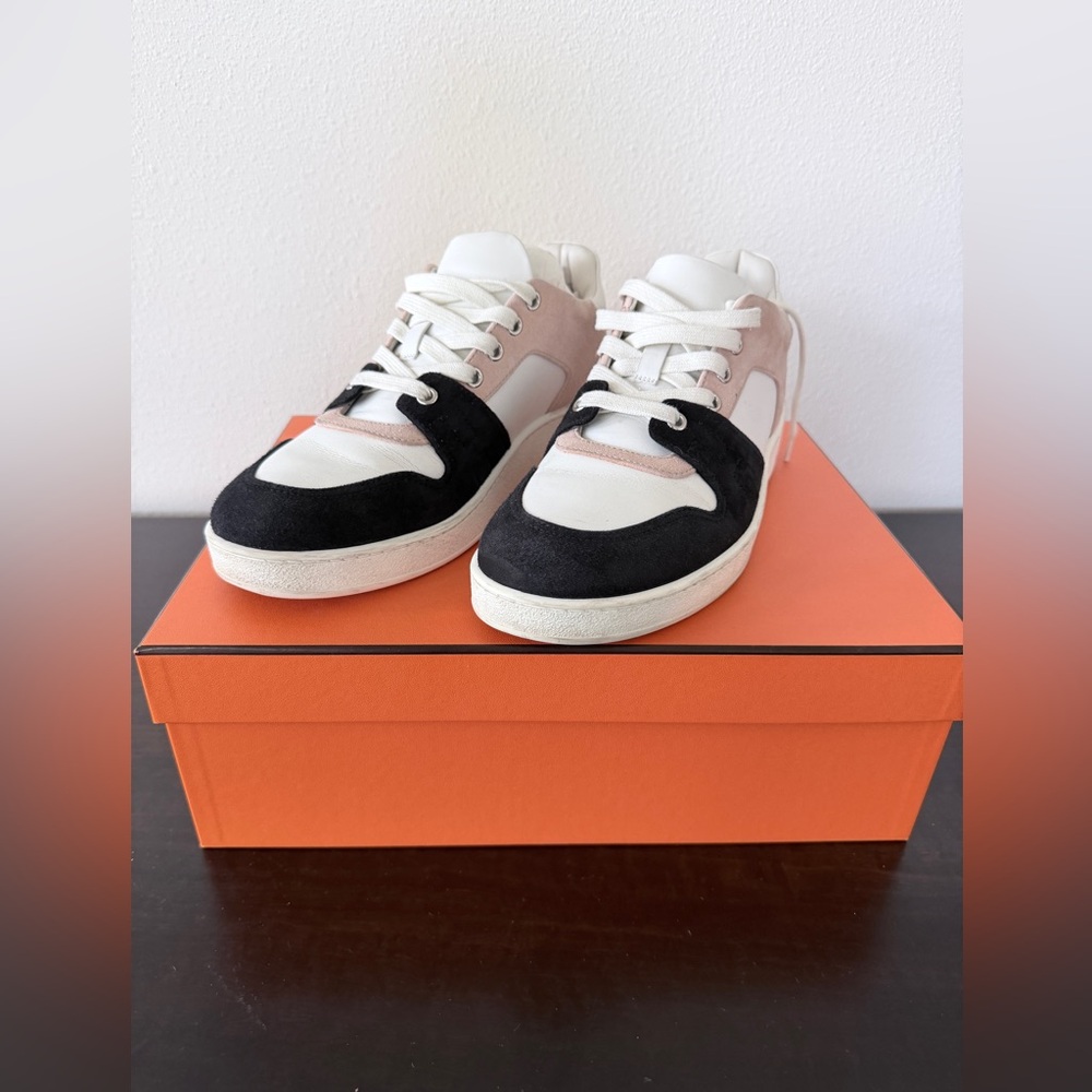 Hermès Free Sneakers in Multicolore / Rose Opaline - Size 38.5 / US 8